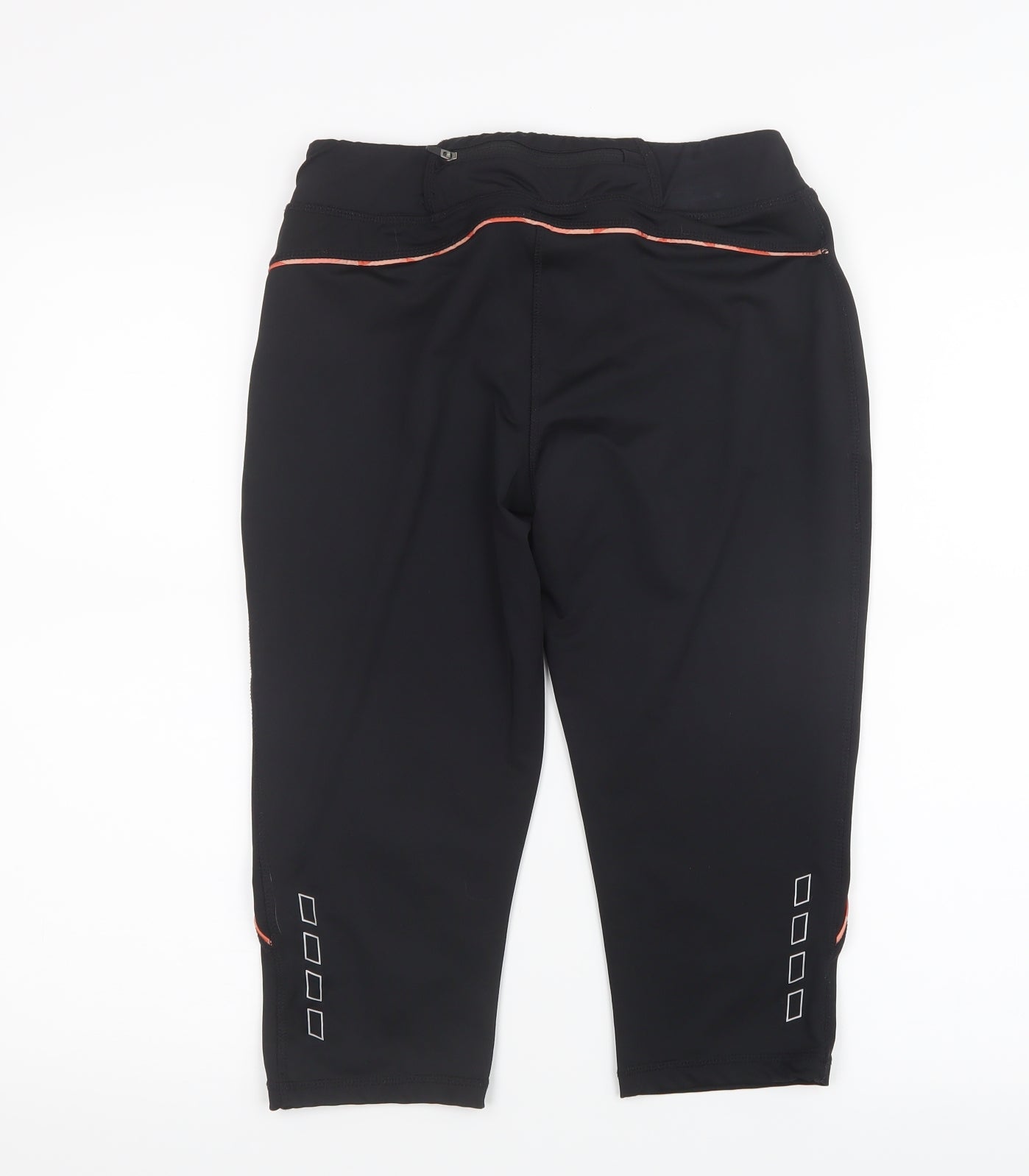 Crivit Womens Black   Cropped Leggings Size 14 L17 in