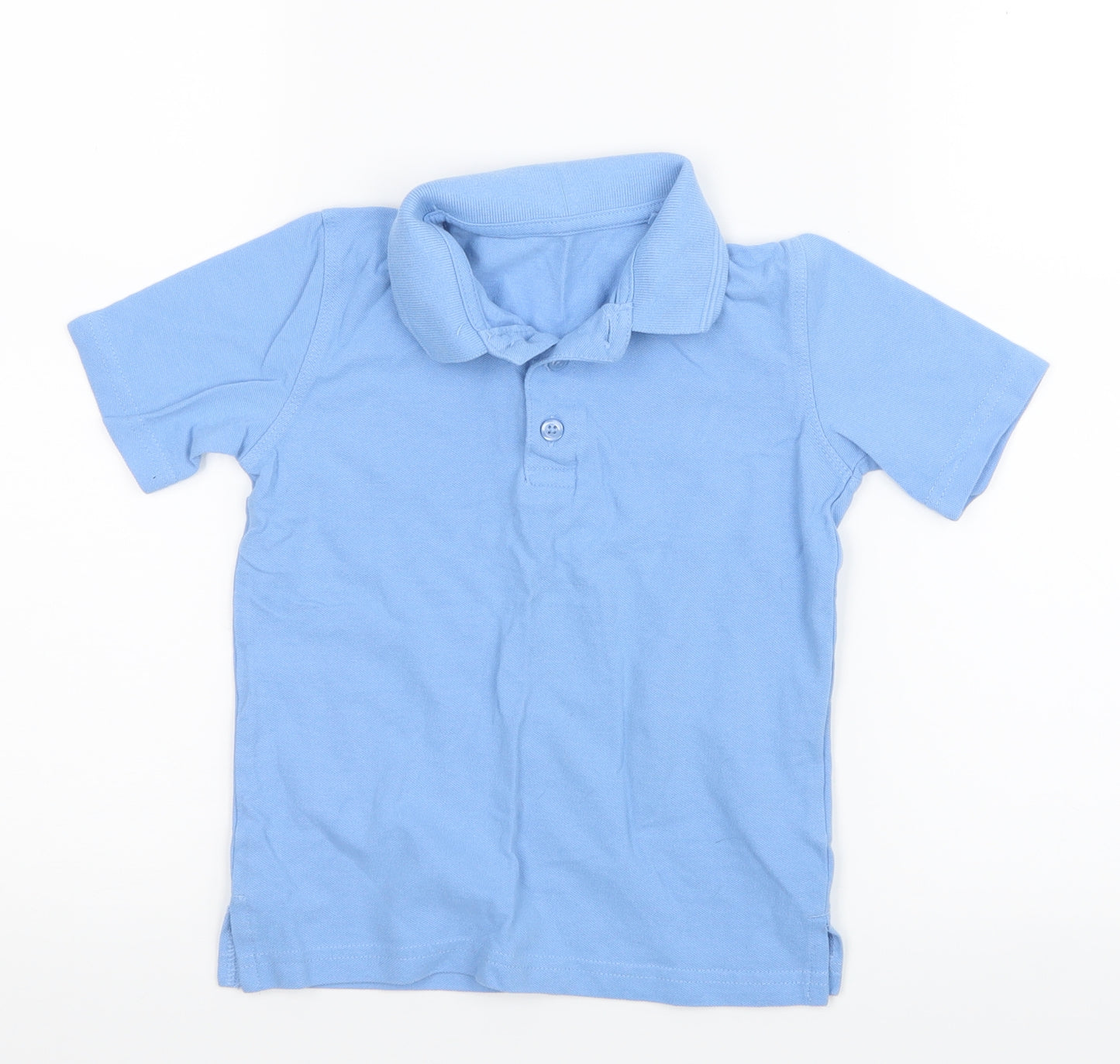 Lily & Dan Boys Blue   Basic Polo Size 5-6 Years