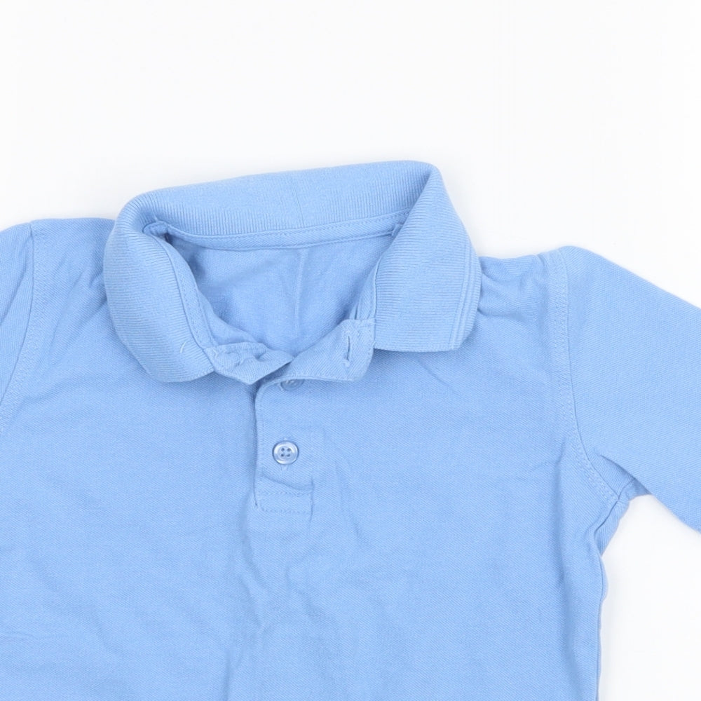Lily & Dan Boys Blue   Basic Polo Size 5-6 Years