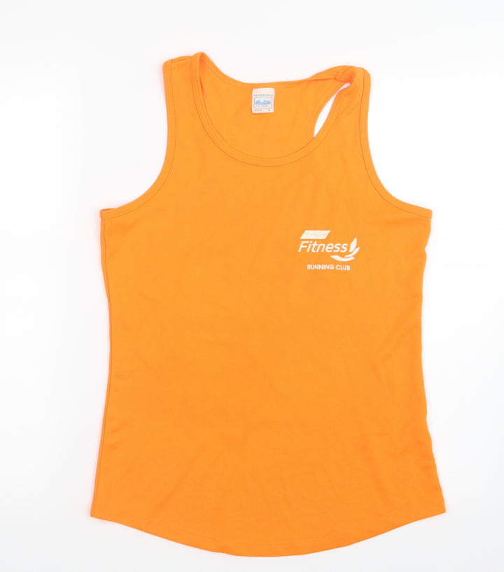 Awdis Womens Orange Basic Tank Size M - Neon