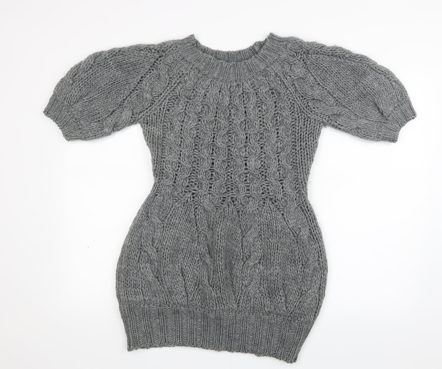 Ologie Womens Grey  Knit Pullover Jumper Size S