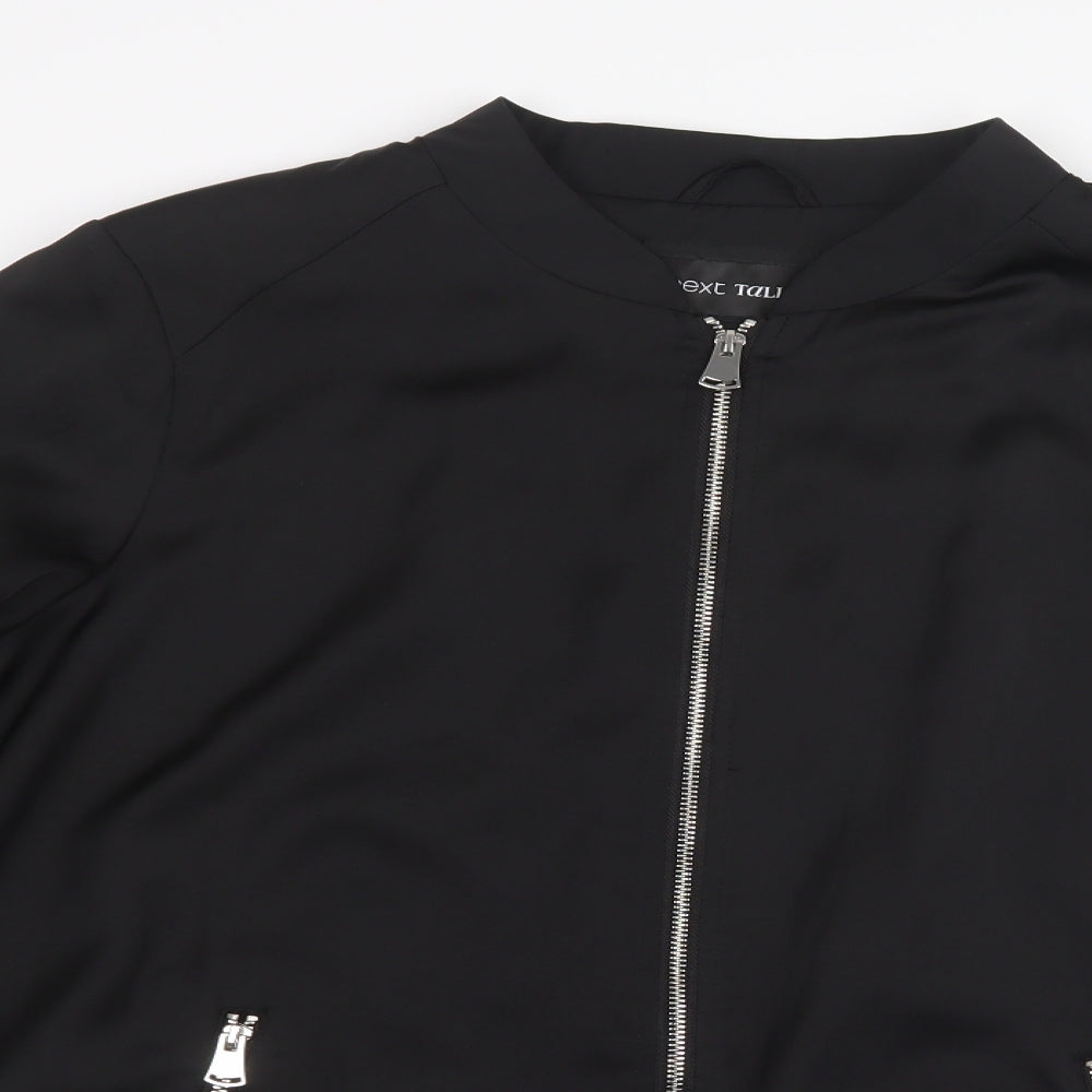 NEXT Womens Black   Bomber Jacket Jacket Size 20