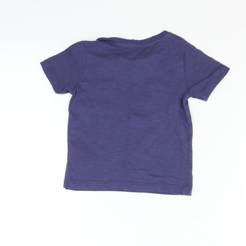 Minoti  Blue   Basic T-Shirt Size 12 Months