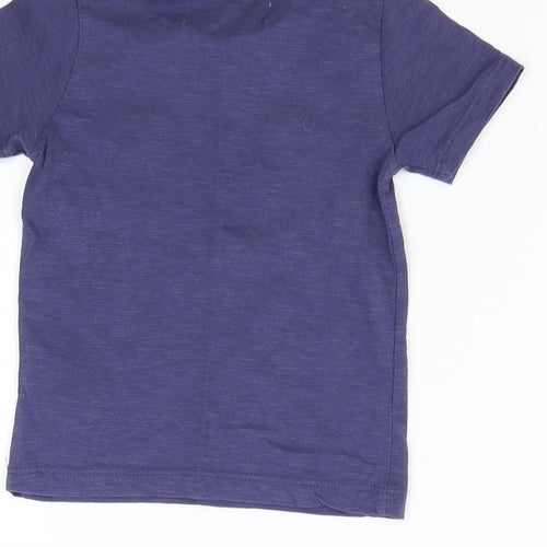 Minoti  Blue   Basic T-Shirt Size 12 Months