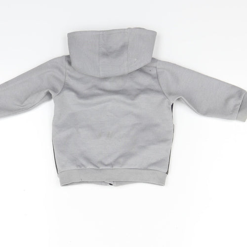 River Island  Grey   Full Zip Jumper Size 6-9 Months