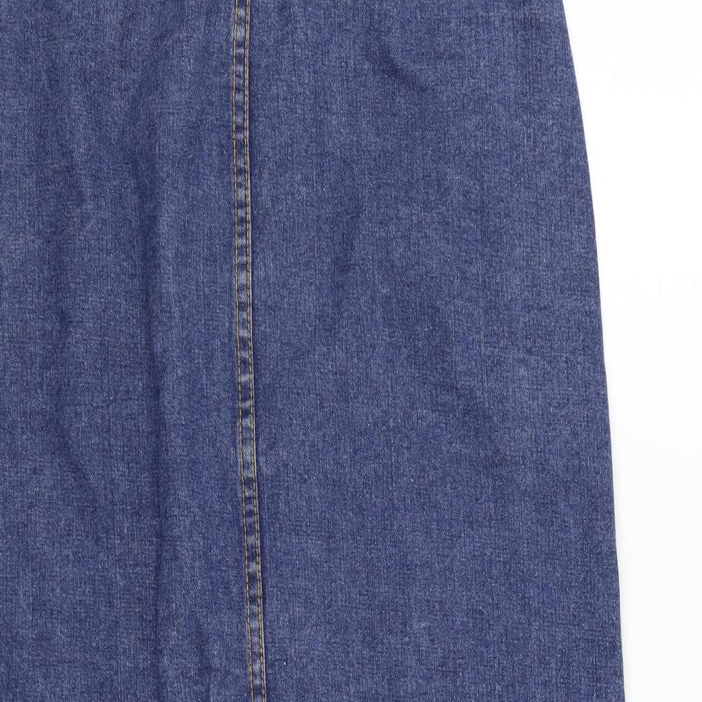 SheIn Womens Blue   Flare Skirt Size M