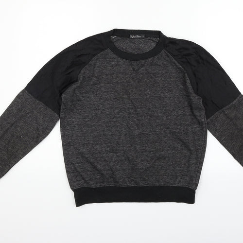 Dylan Star Boys Black   Pullover Jumper Size S
