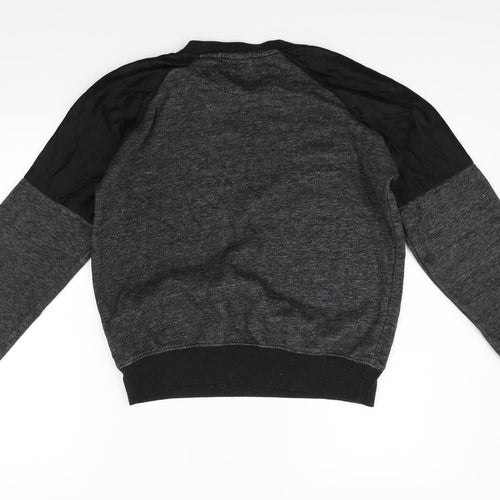 Dylan Star Boys Black   Pullover Jumper Size S