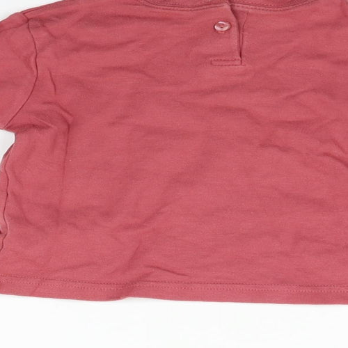 George  Pink   Basic T-Shirt Size 12-18 Months  - Super hero