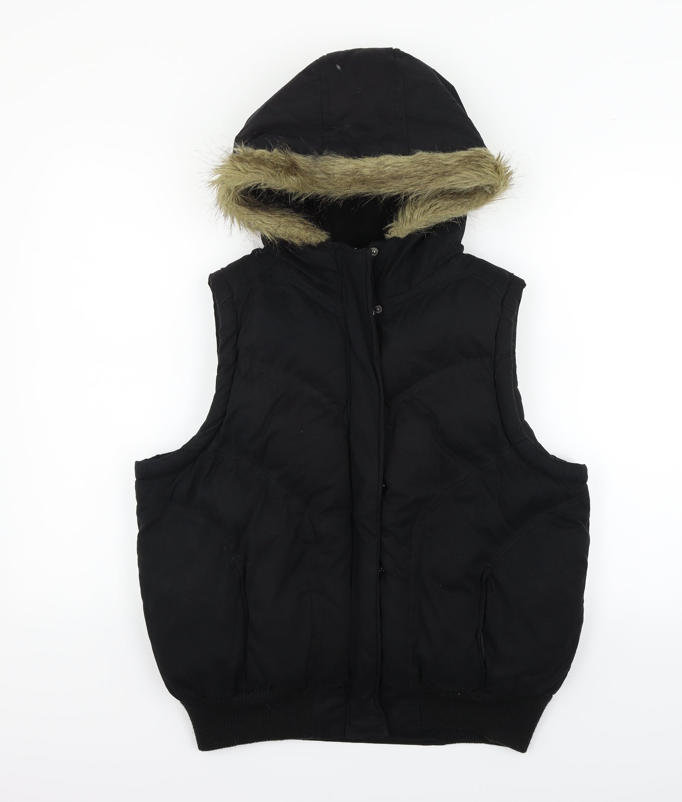 Dorothy Perkins Womens Black   Gilet Jacket Size 16