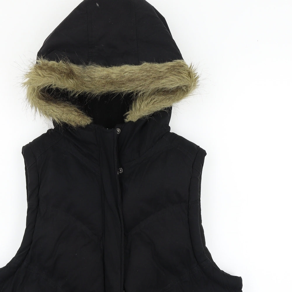 Dorothy Perkins Womens Black   Gilet Jacket Size 16