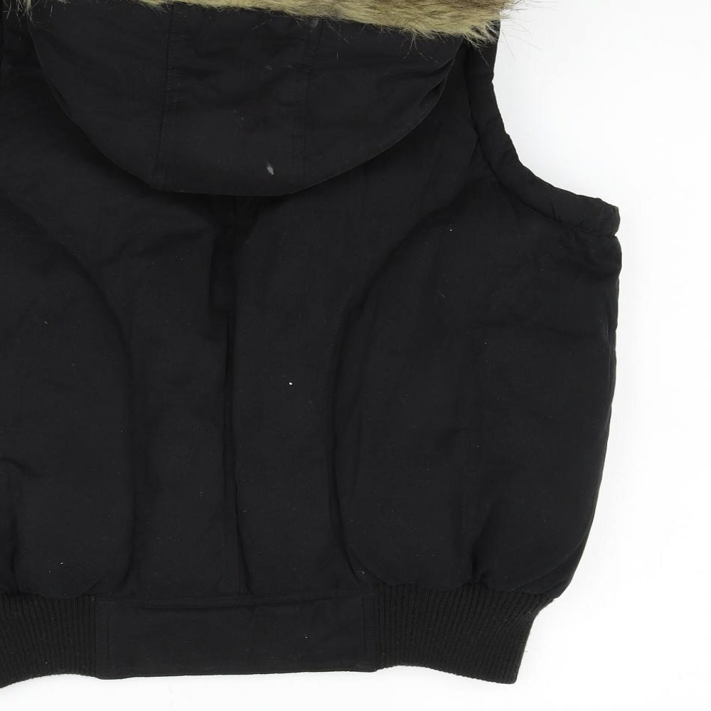 Dorothy Perkins Womens Black   Gilet Jacket Size 16