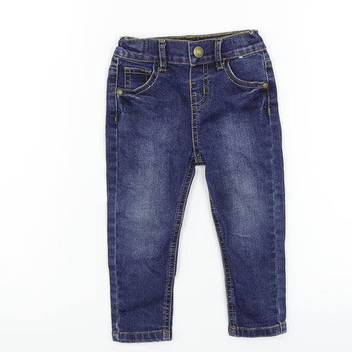 Denim & Co.  Blue   Cargo Trousers Size 12-18 Months