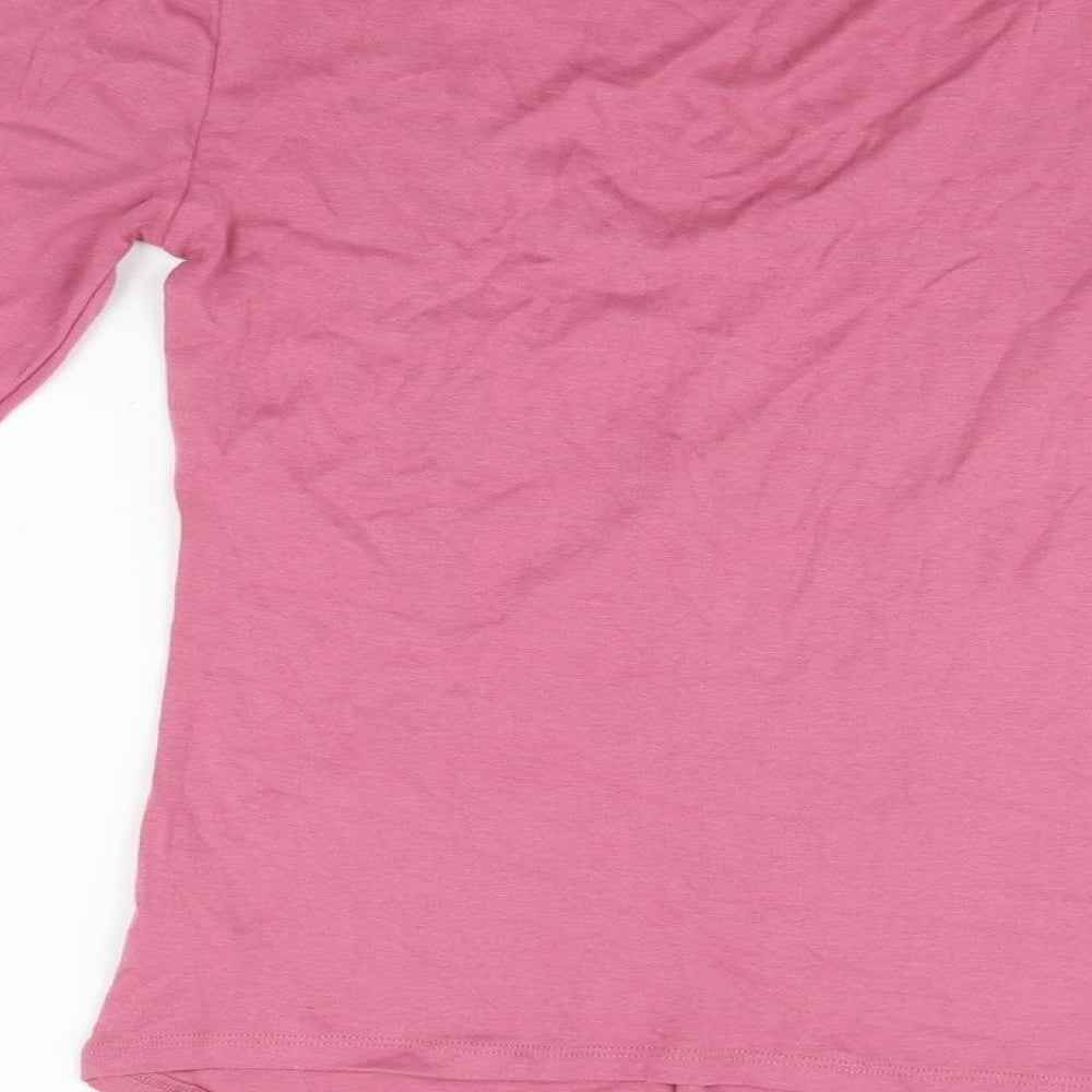 F&F Womens Pink   Basic T-Shirt Size 12