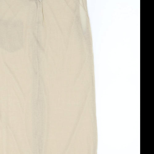 Atmosphere Womens Beige   Basic Button-Up Size 8