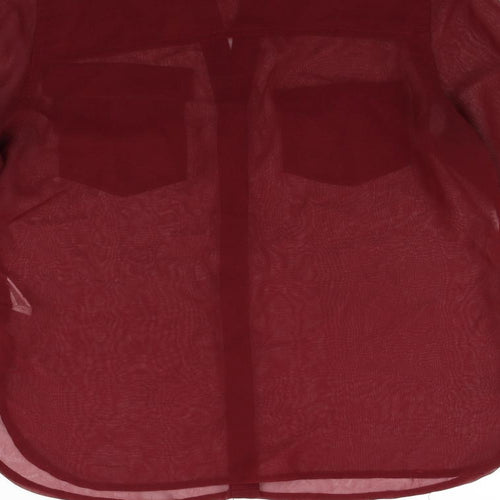 iNFLUENCE Womens Red   Basic Button-Up Size 10