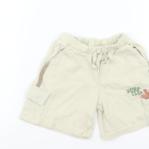 Babble Boom  Beige   Cropped Trousers Size 12-18 Months