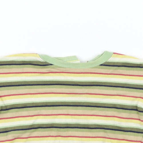 George  Green Striped  Pullover Jumper Size 12-18 Months