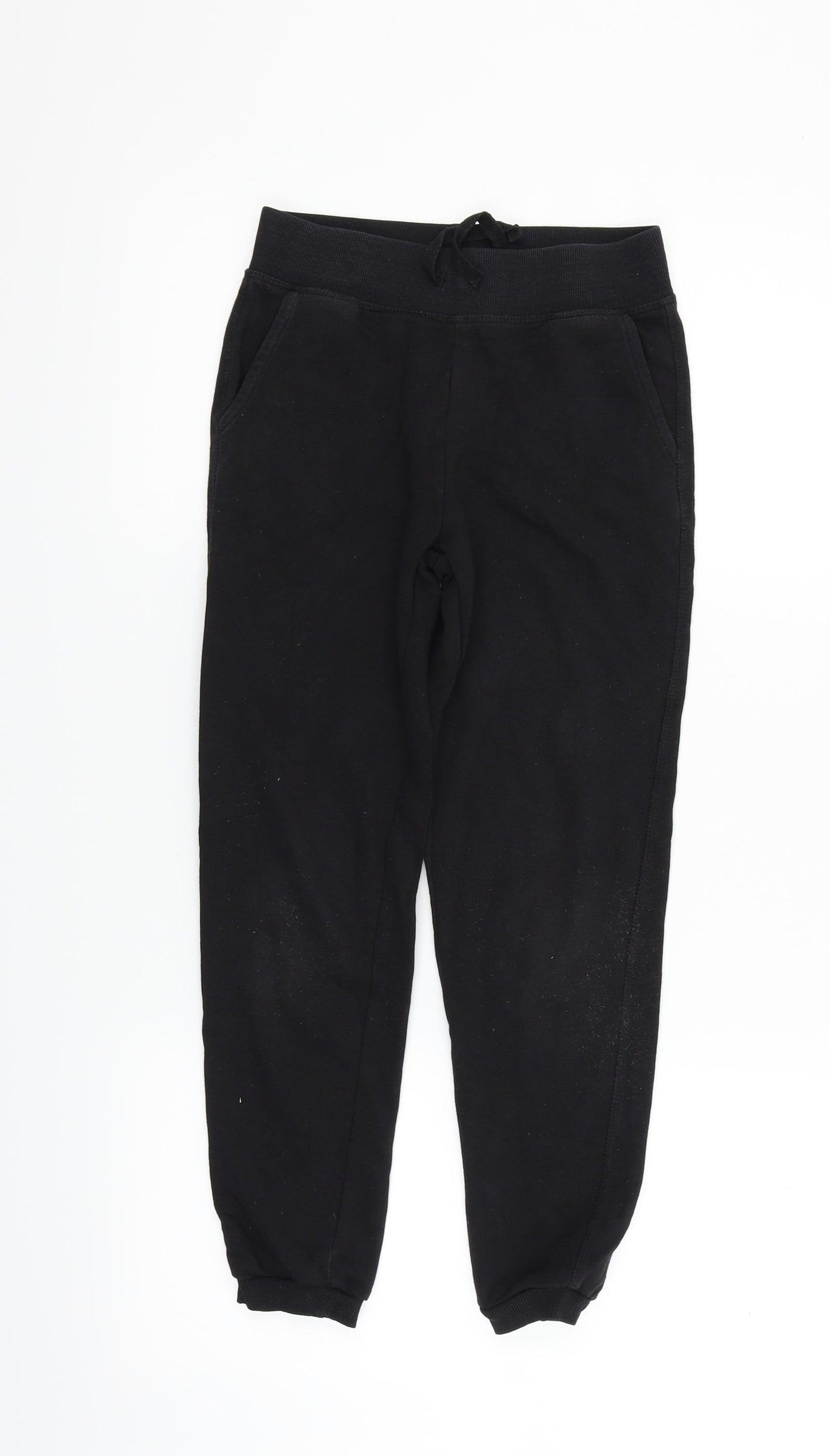 George Girls Black   Jogger Trousers Size 8-9 Years