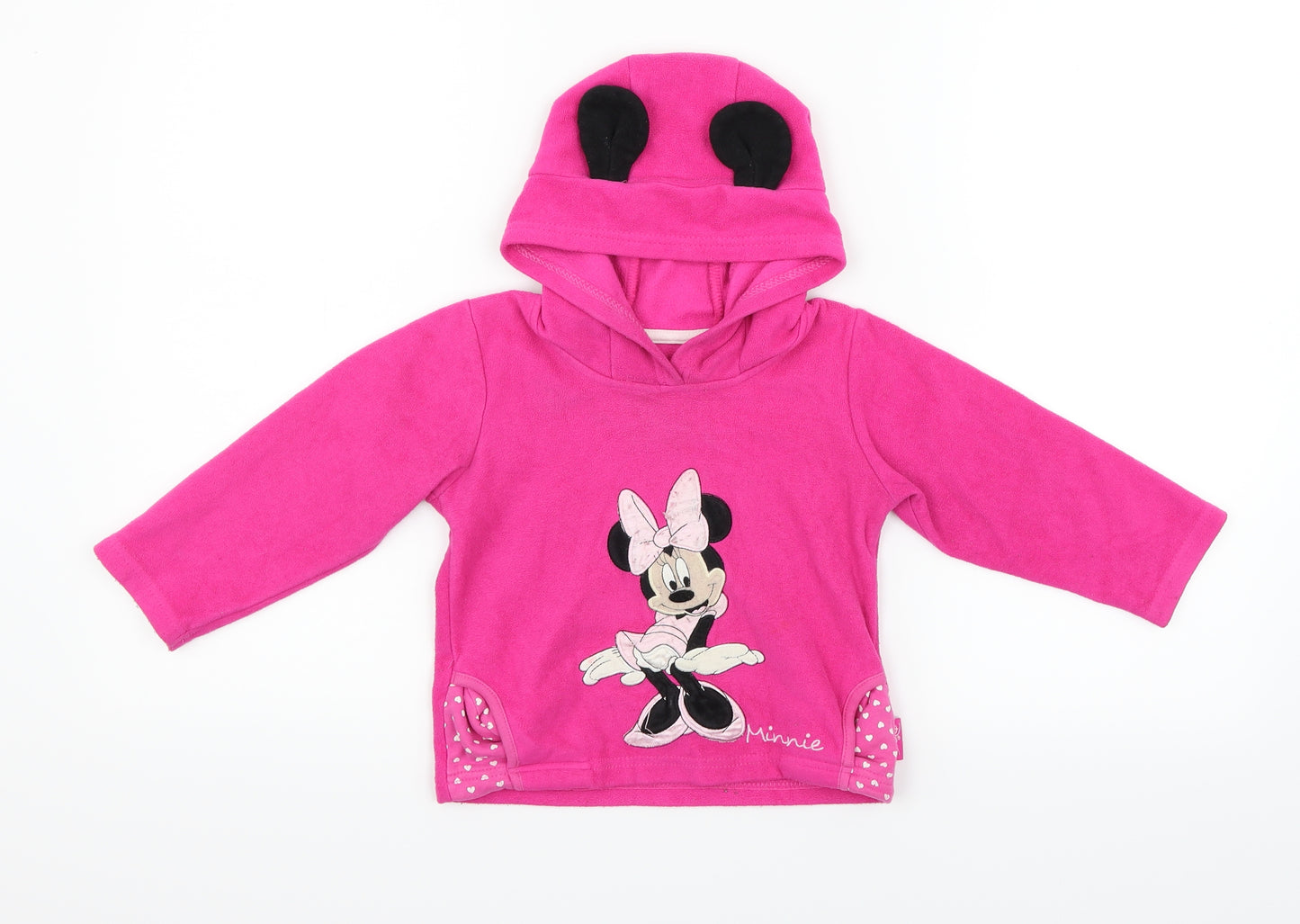 George Girls Pink   Pullover Jumper Size 18-24 Months  - Mini mouse