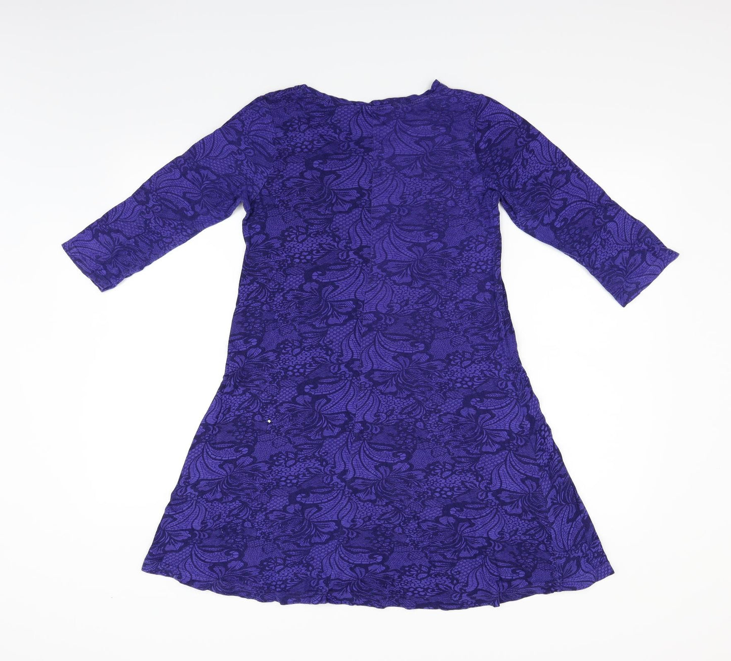 Atmosphere Womens Purple Geometric  Fit & Flare  Size 12