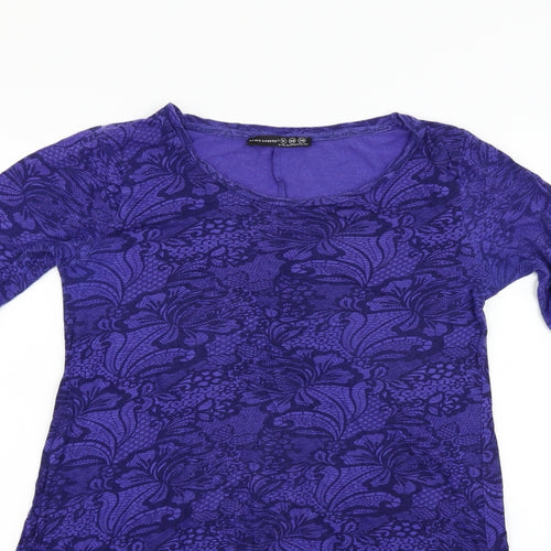 Atmosphere Womens Purple Geometric  Fit & Flare  Size 12