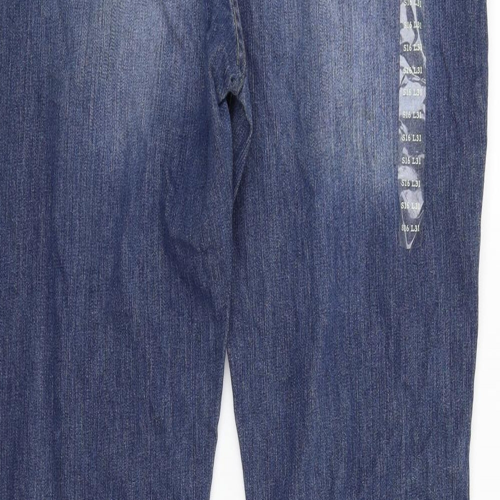 Papaya Womens Blue   Straight Jeans Size 16 L30 in