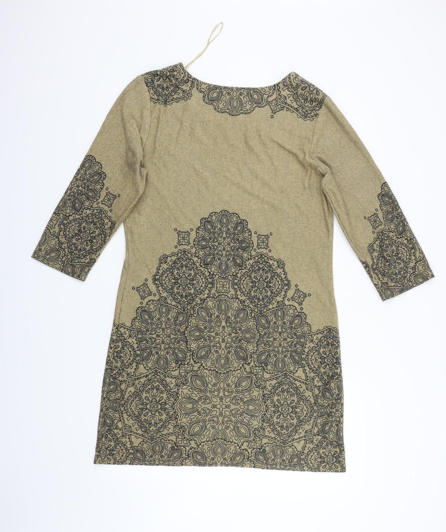 Stockshop Womens Beige Floral  Fit & Flare  Size 14