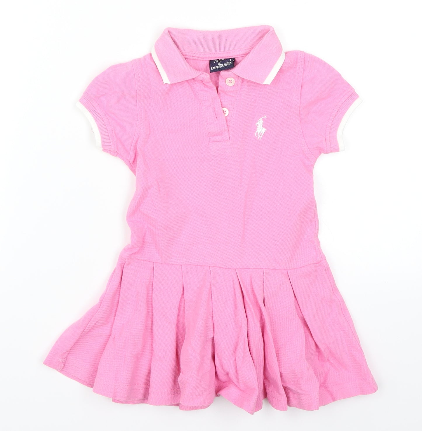 Ralph Lauren Girls Pink   Tennis Dress  Size 4 Years