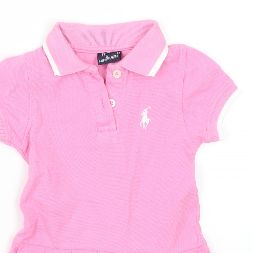 Ralph Lauren Girls Pink   Tennis Dress  Size 4 Years