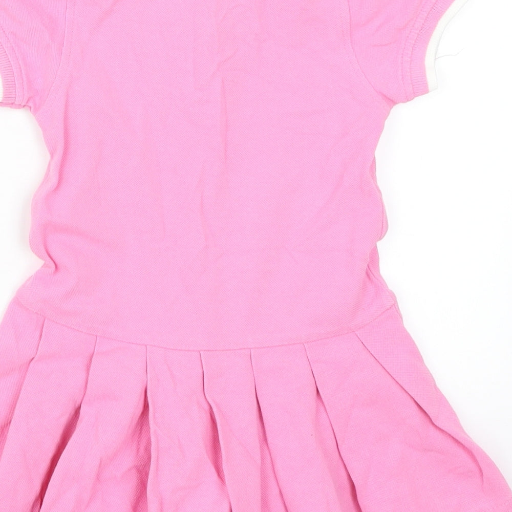 Ralph Lauren Girls Pink   Tennis Dress  Size 4 Years