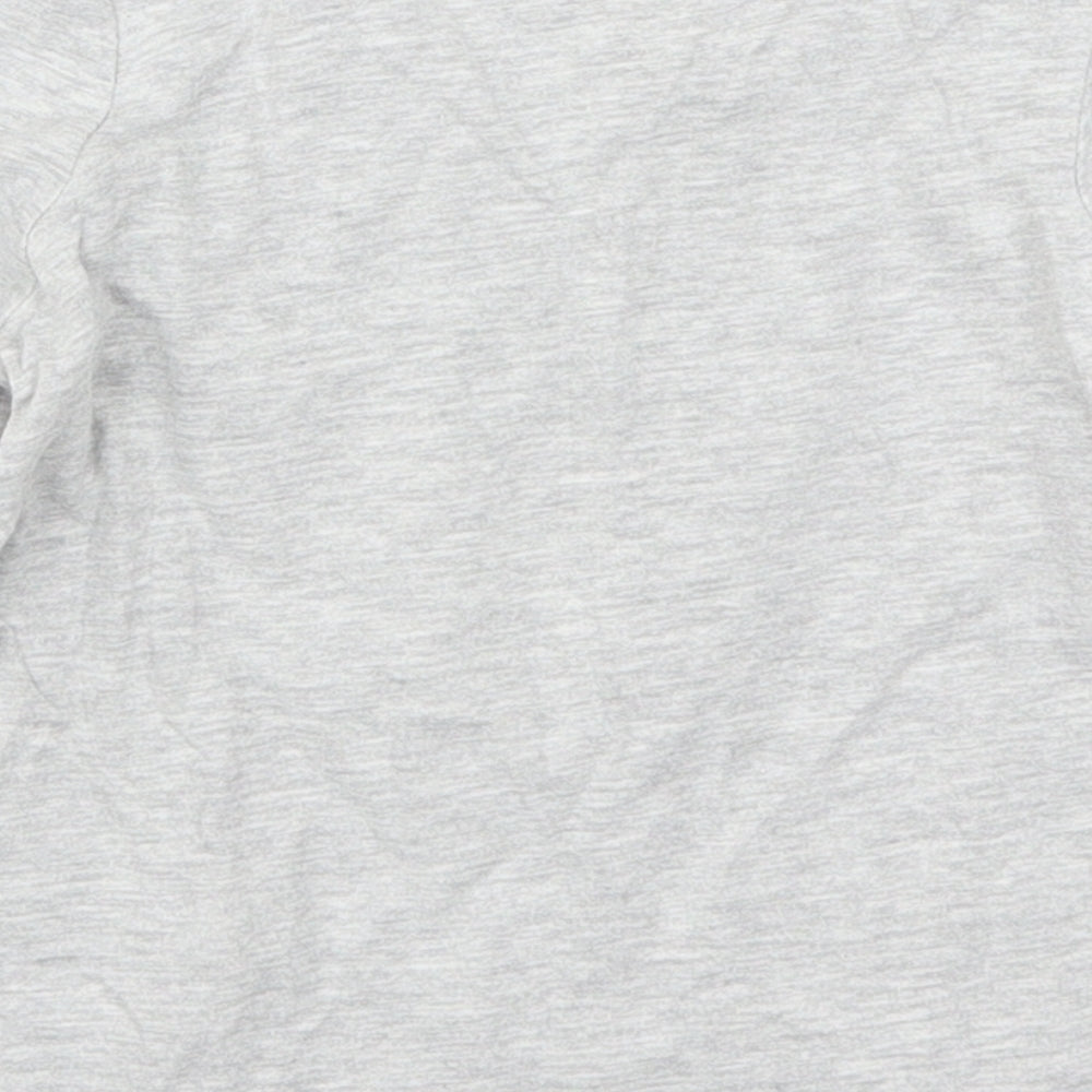 Marks and Spencer Girls Grey   Basic T-Shirt Size 2-3 Years  - Penguin Superstar
