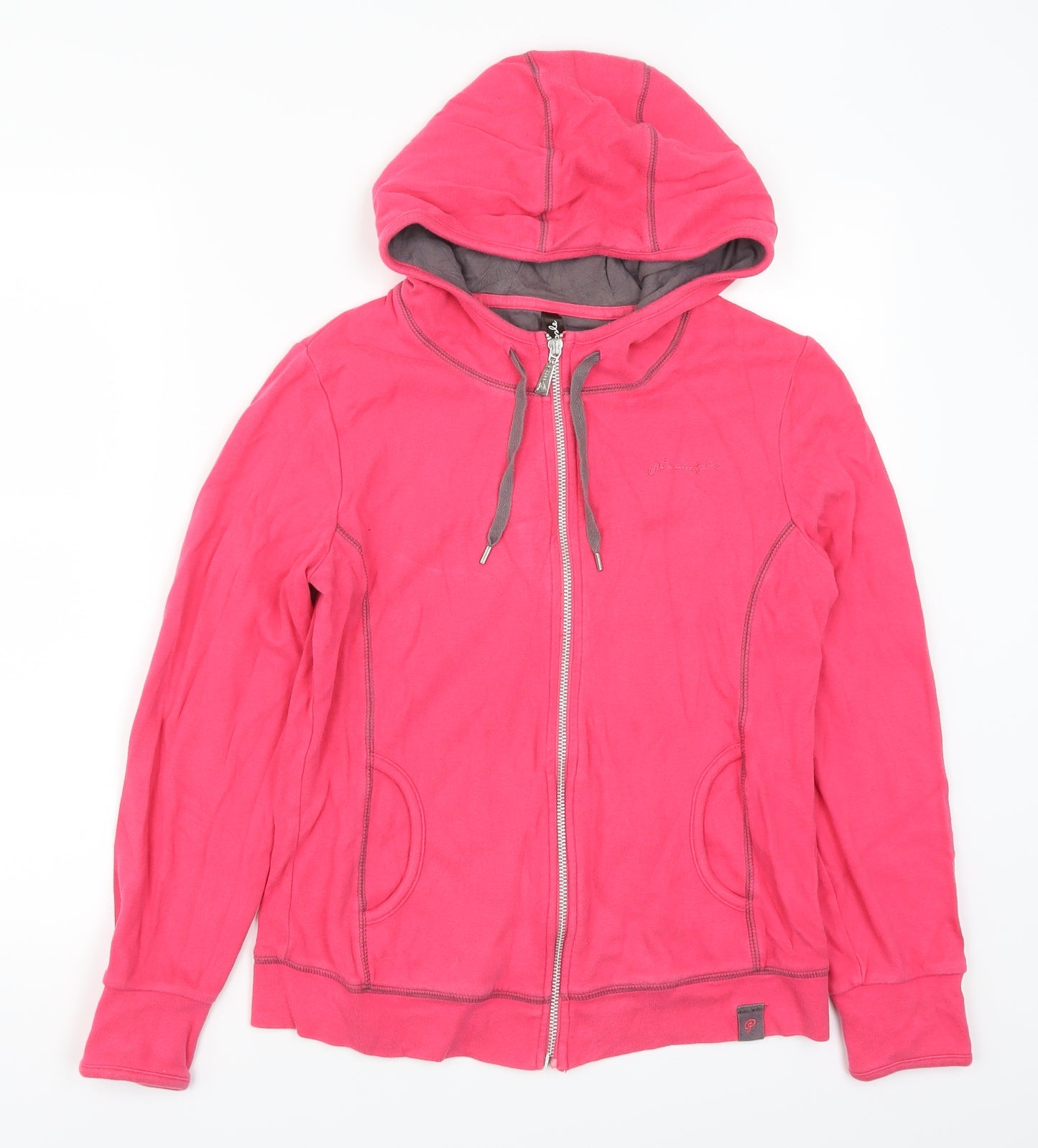 Pineapple Womens Pink   Full Zip Hoodie Size 14