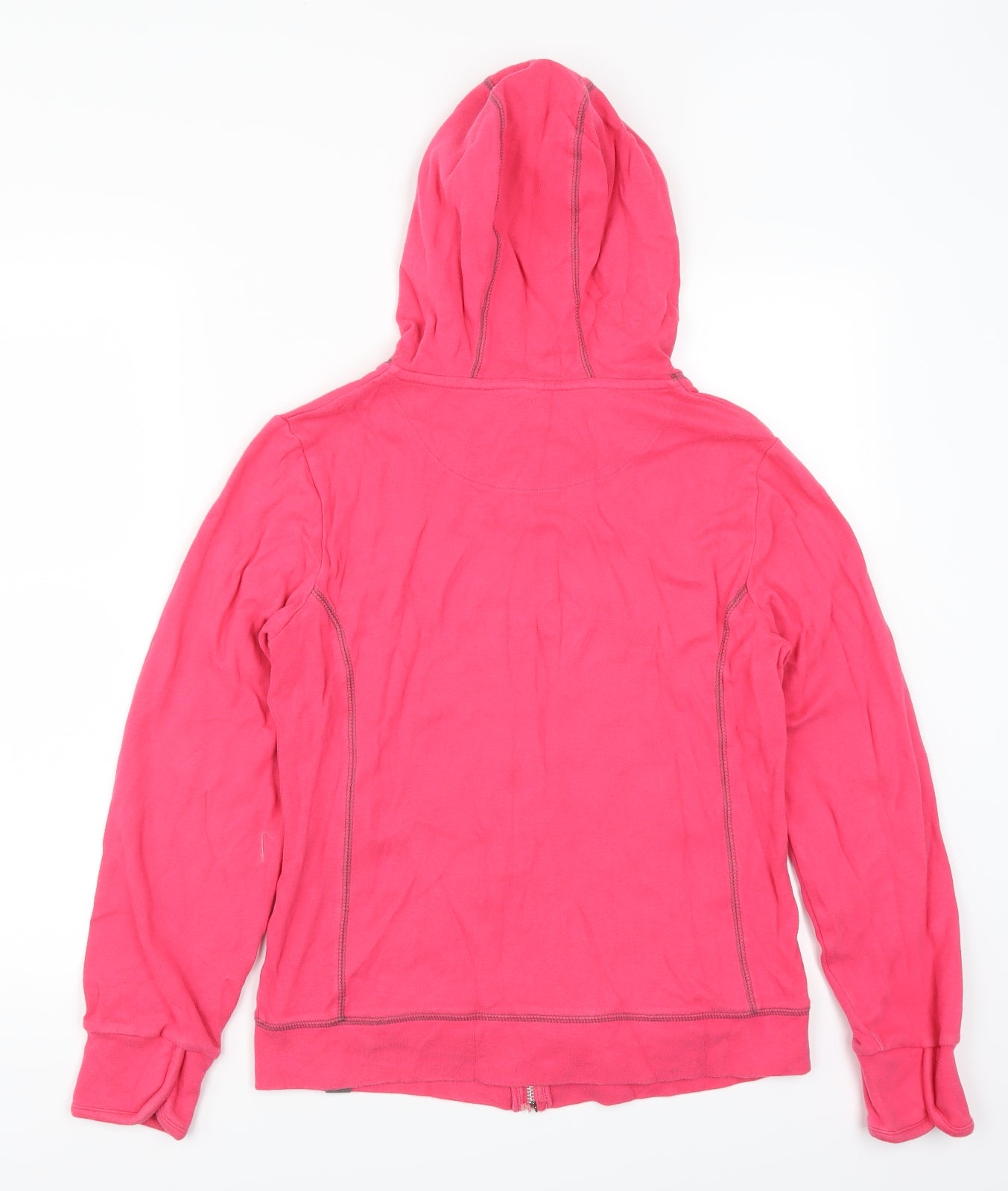 Pineapple Womens Pink   Full Zip Hoodie Size 14