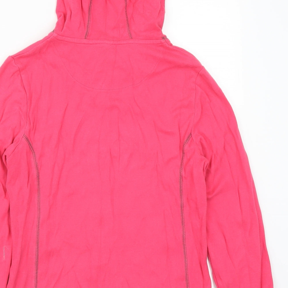 Pineapple Womens Pink   Full Zip Hoodie Size 14