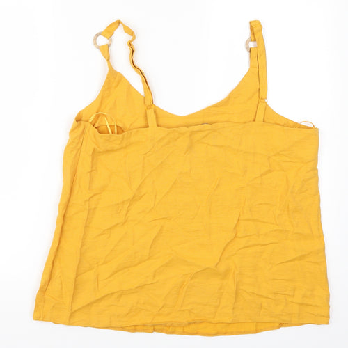 Select Womens Orange   Basic Tank Size 16