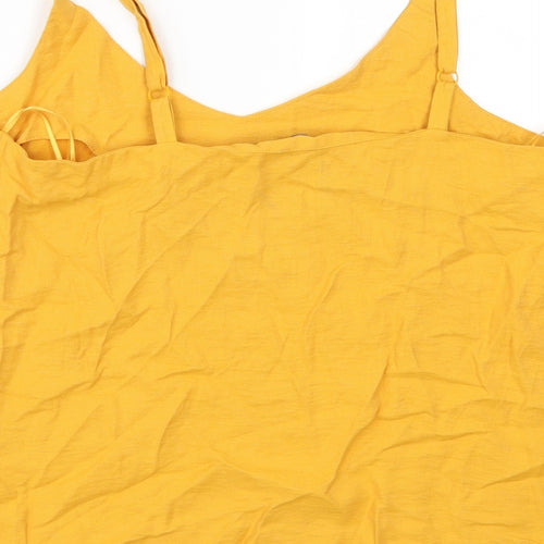 Select Womens Orange   Basic Tank Size 16
