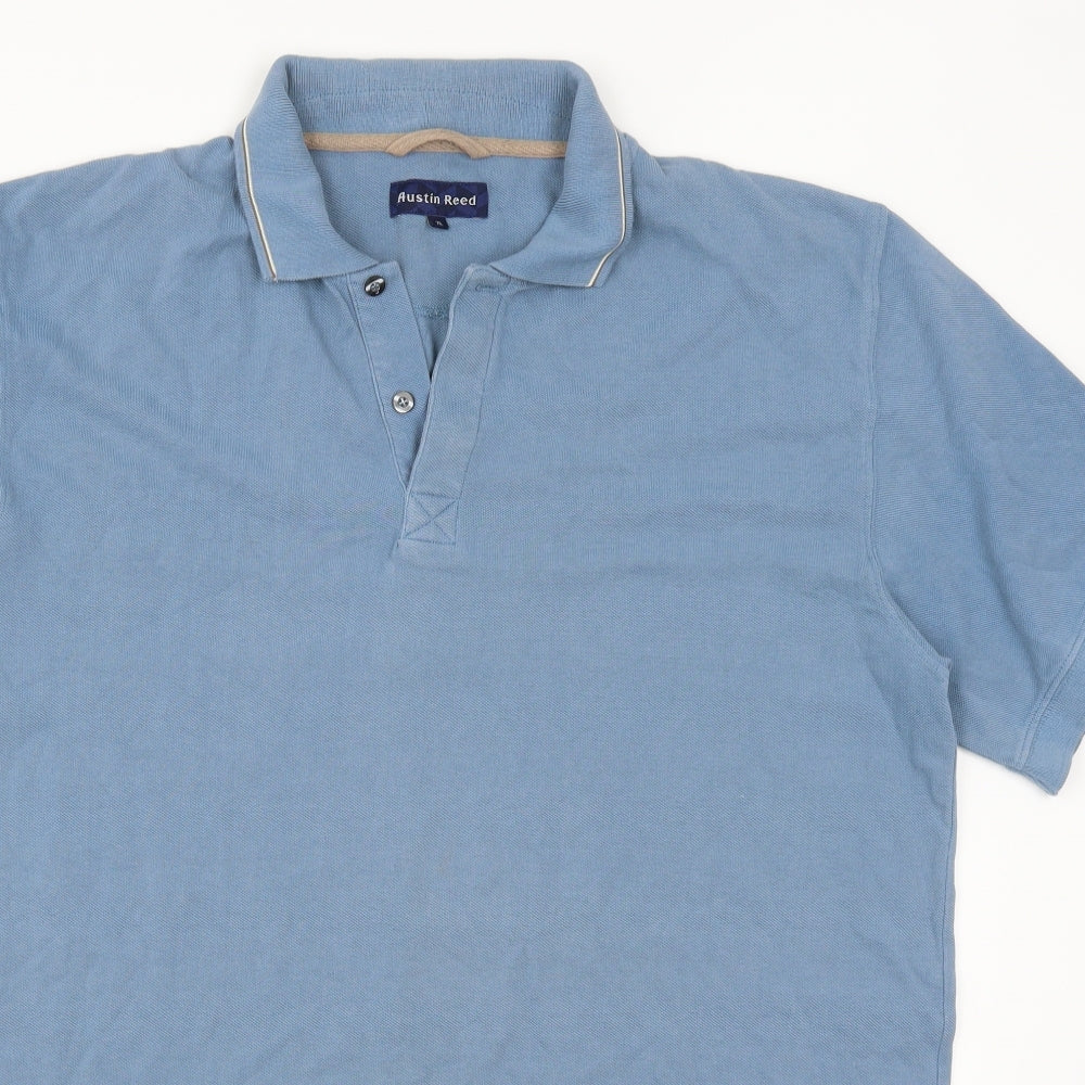 Austin Reed Mens Blue    T-Shirt Size XL