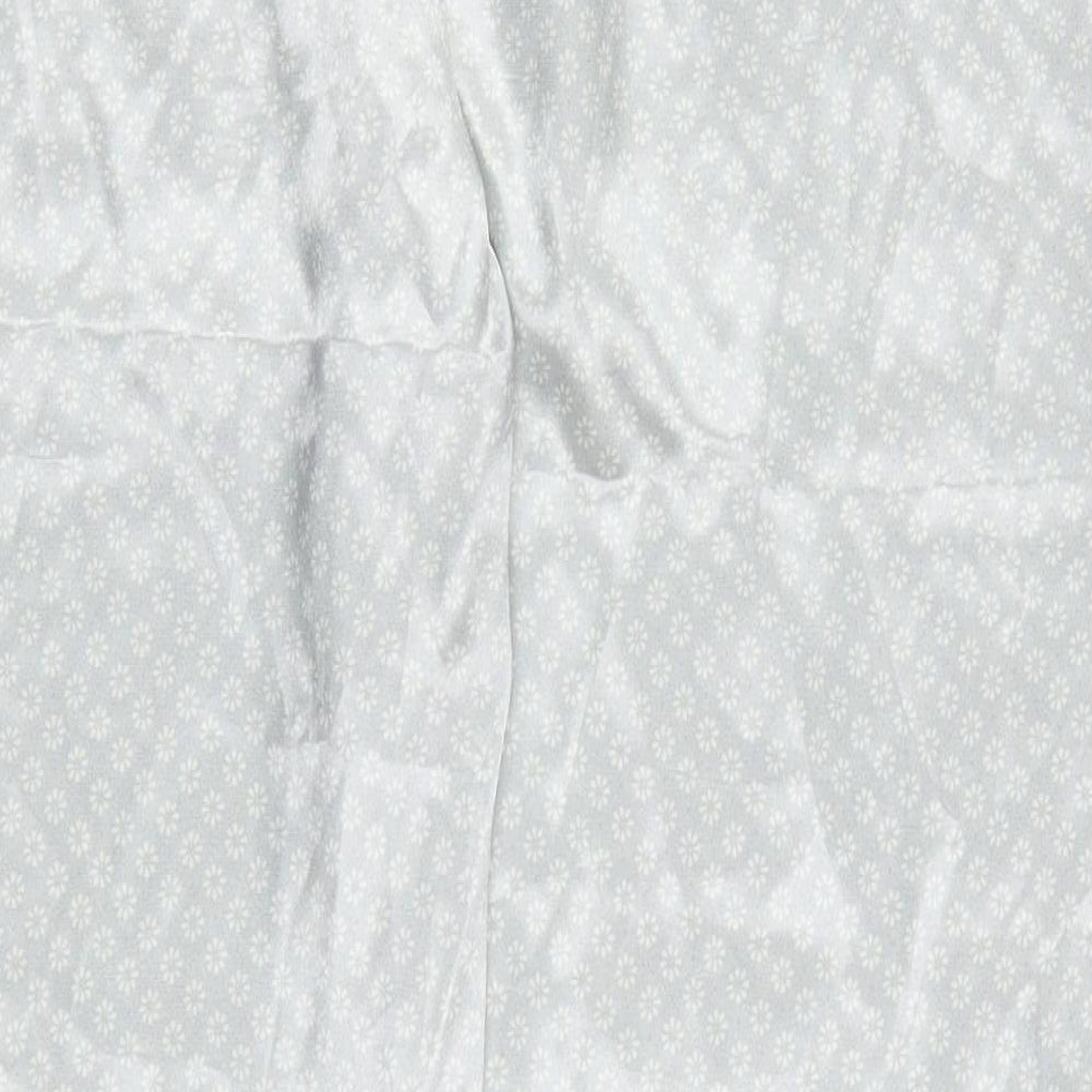 Marks and Spencer Womens Grey Floral  Trousers  Size 16 L29 in - Loungewear
