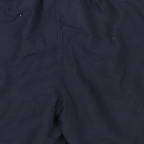 Kukri Mens Blue   Bermuda Shorts Size 34 - Millfield Red and Green