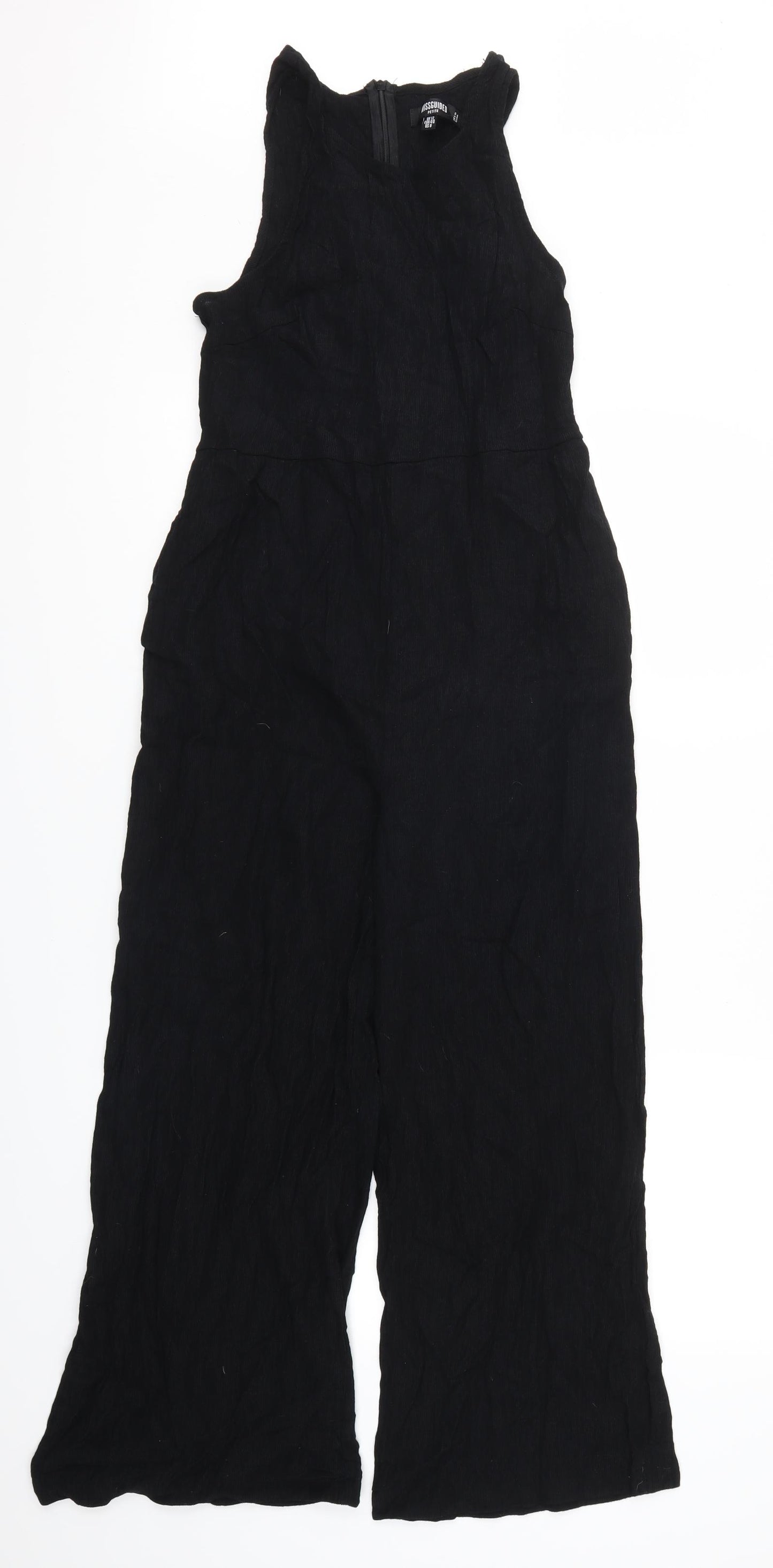 Missguided Womens Black   Jumpsuit One-Piece Size 12 L24 in