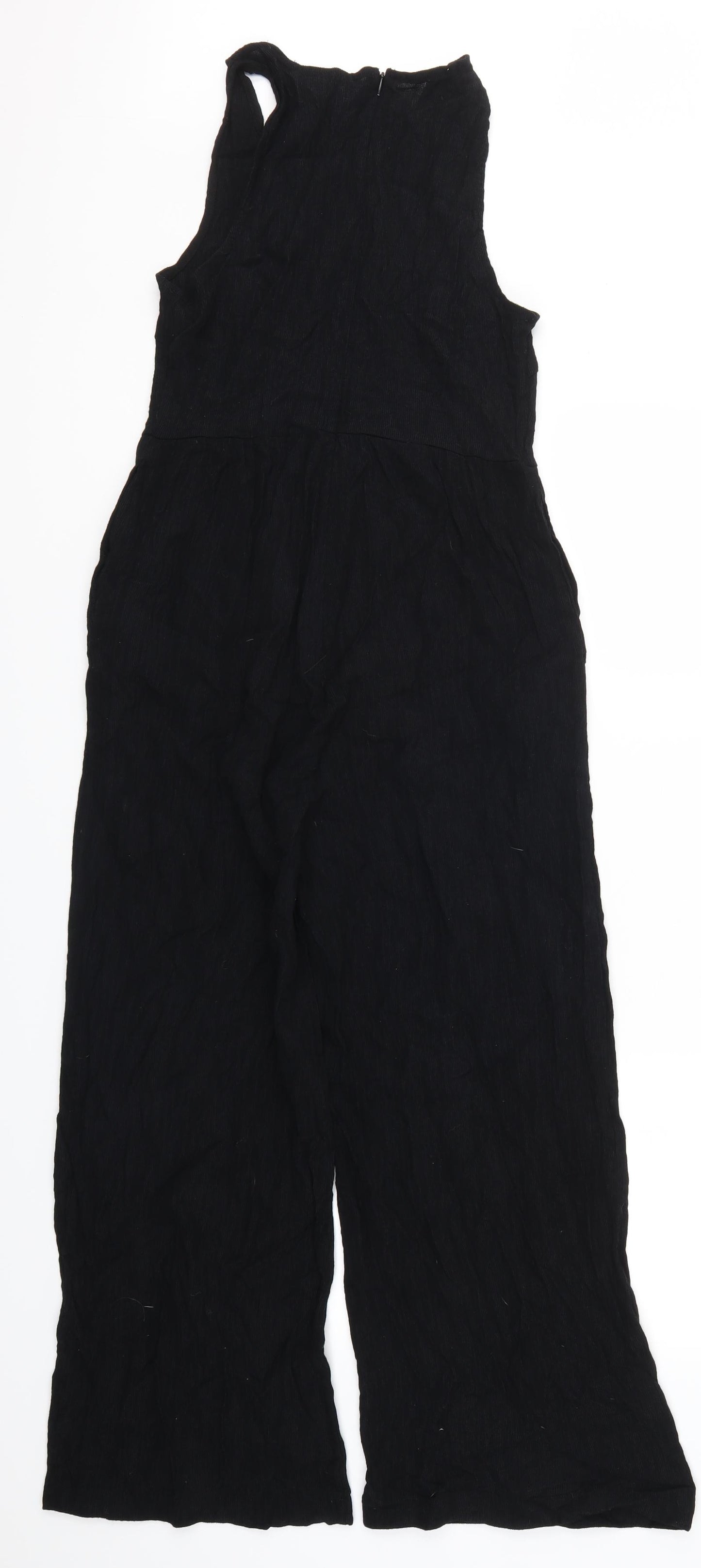 Missguided Womens Black   Jumpsuit One-Piece Size 12 L24 in