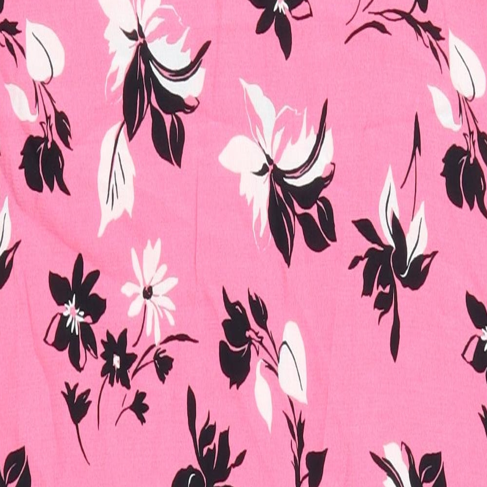 Marks and Spencer Womens Pink Floral  Tank Dress  Size 10