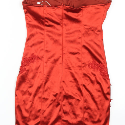 In the Style Womens Red   Mini  Size 10
