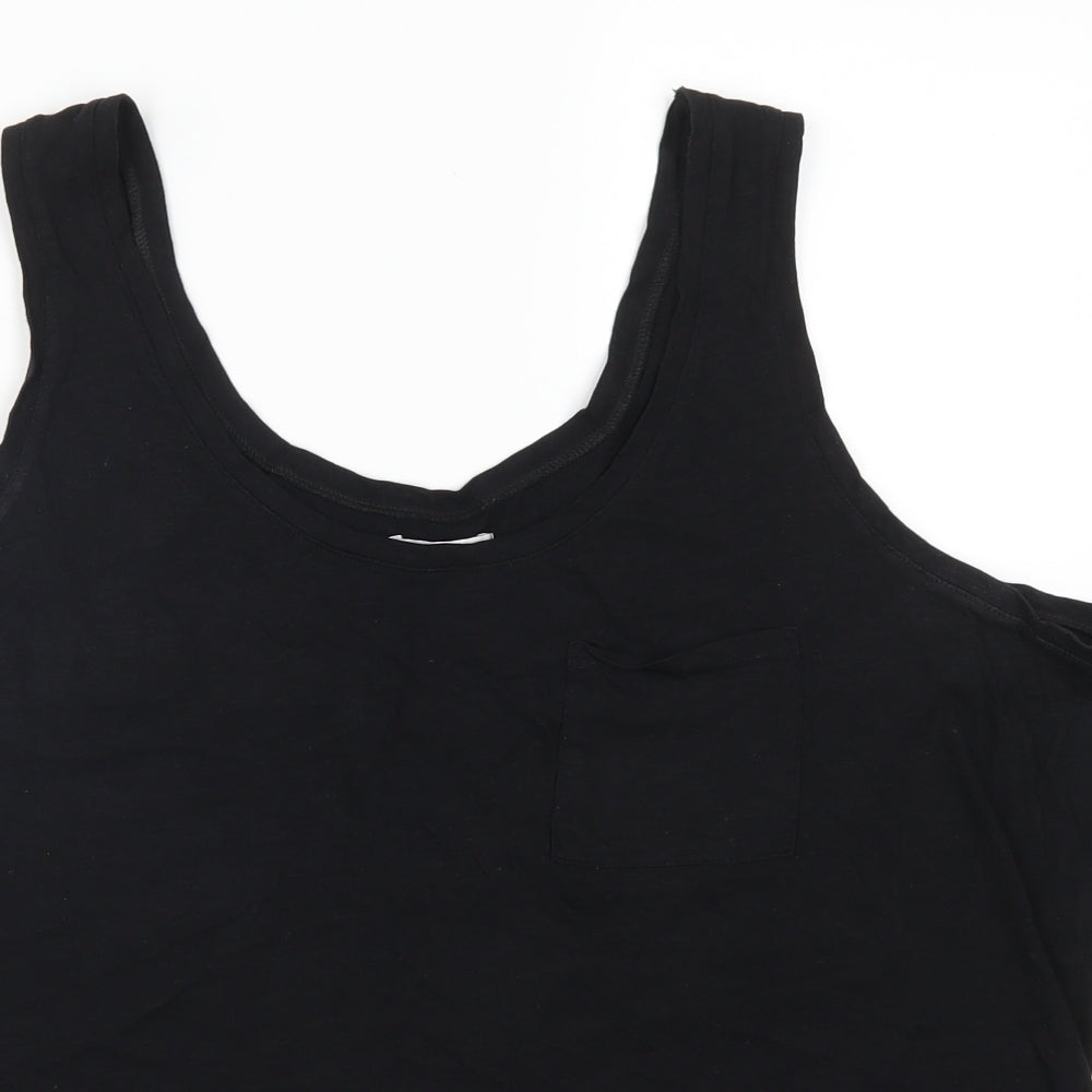 Papaya Womens Black   Basic Tank Size XL