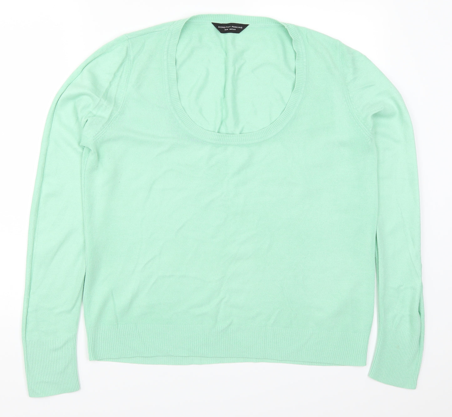 Dorothy Perkins Womens Green   Pullover Jumper Size 18
