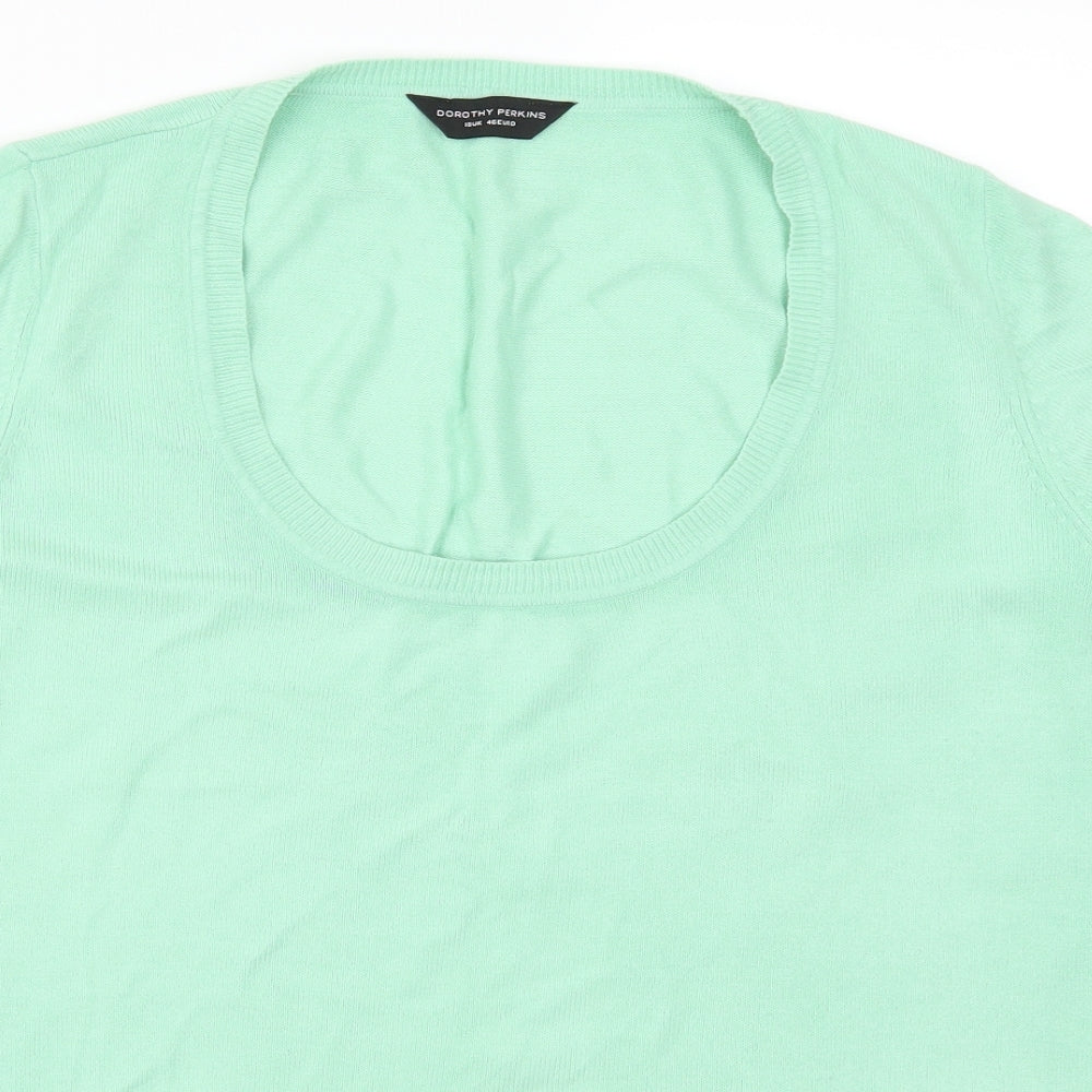 Dorothy Perkins Womens Green   Pullover Jumper Size 18