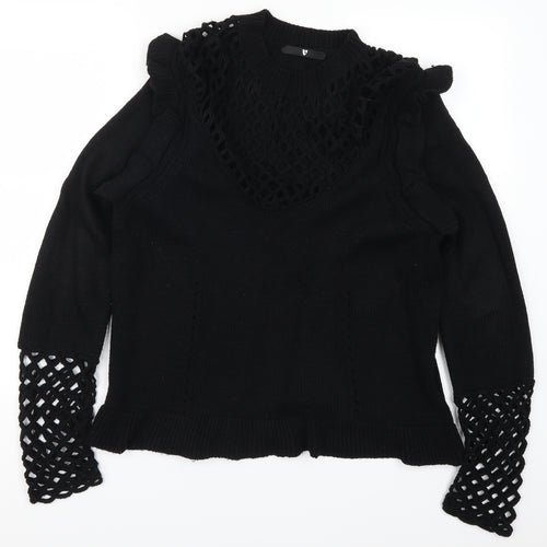 Very Womens Black   Pullover Jumper Size 18
