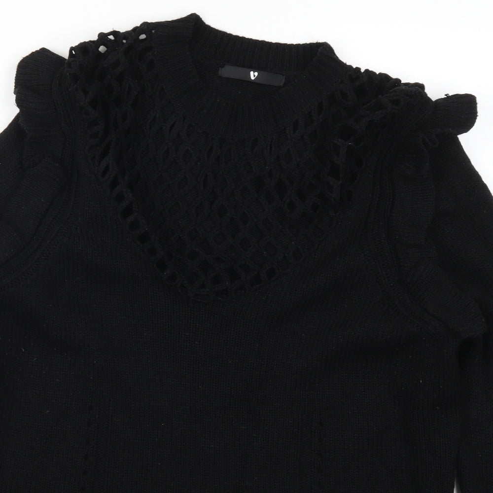 Very Womens Black   Pullover Jumper Size 18