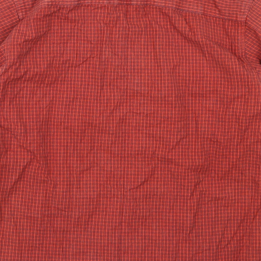 Tesco Boys Red Check  Basic Button-Up Size 9-10 Years